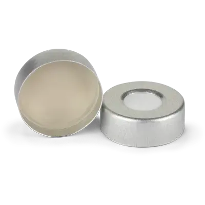 Verex Seal, 20mm Dia., PTFE/Silicone, Silver, 1000/Pk