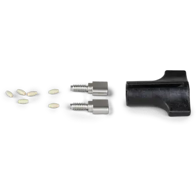 PEEKlok 6-40 thread fittings for 1/32” OD Tubing, (2x fittings, 6x ferrules and 1x tightening tool), Ea