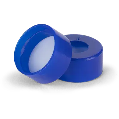 Verex Seal, 11mm Dia., Snap, PTFE, Blue, 1000/Pk