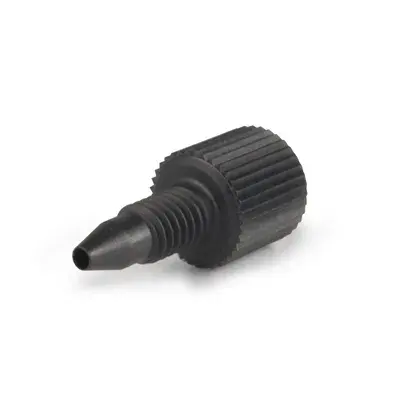 Sure-Lok High Pressure PEEK 1-Pc Nut - 10/Pk, 10-32, For 1/16in Tubing, 12,000psi, Ea