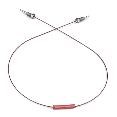 SecurityLINK ET PEEKsil 100µm ID, 500mm Length with 10-32 Fittings, Ea