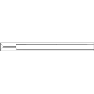 Liner for Thermo (5mm ID x 105mm L x 8mm OD), Split/Splitless, Single Taper, 5/Pk
