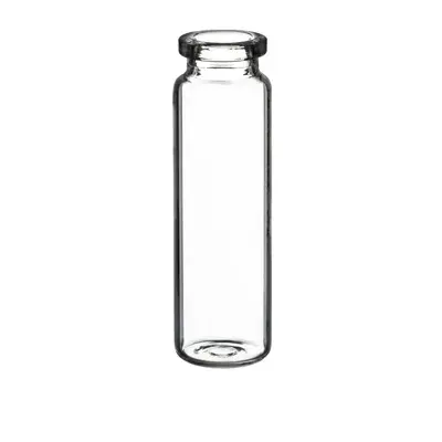 Verex Headspace Vial, 23x75mm, 20mL, Square Rim, Flat Bottom, Clear 33, No Patch, 1000/Pk