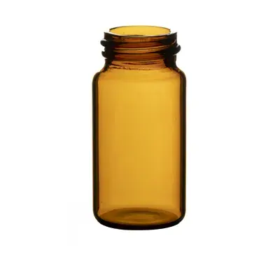 Verex Vial Kit, Storage 20mL screw, Amber 51, w/Caps 24-400 wht, PTFE/Urethane, closed, 100/Pk