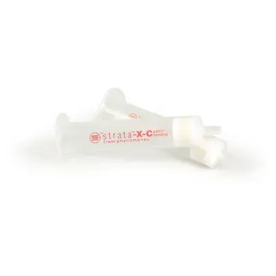 Strata-X-C 33 µm Polymeric Strong Cation, 100 mg / 3 mL, Tubes, 50/Pk