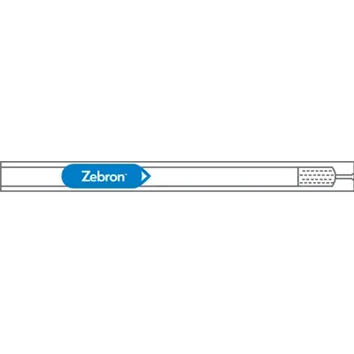 Zebron Liner for Agilent & Thermo, 4mm ID Single Taper Wool on Bottom, 5/pk
