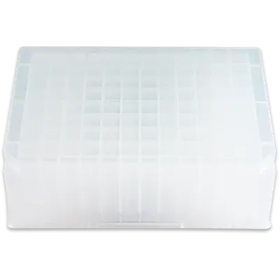 Strata 96-Well Collection Plate, 350 µL Square/Conical, Polypropylene, 50/Pk
