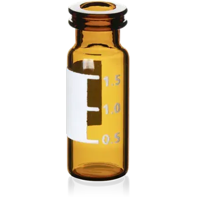 Verex Vial, Snap, 2mL, Amber 51, w/ Patch, 100/Pk