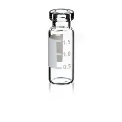 Verex Vial, Crimp, 2mL, Clear 33, w/ Patch, 1000/Pk
