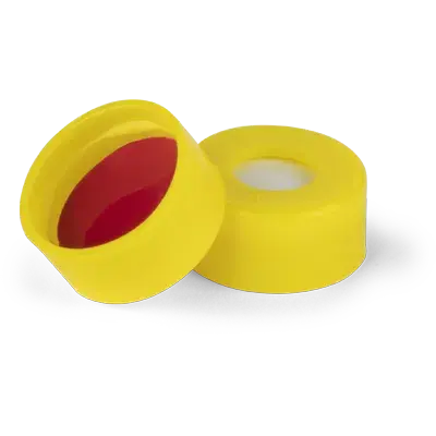 Verex Seal, 11mm Dia., Snap, PTFE/Silicone, Yellow, 100/Pk