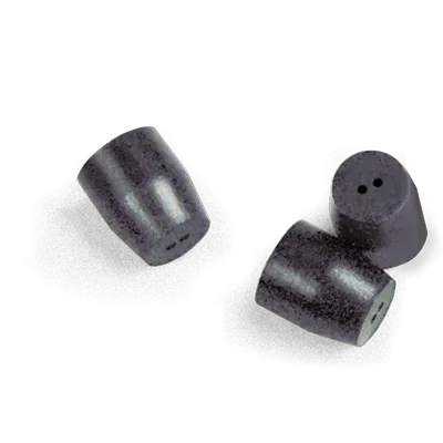 GC Ferrules, Vespel/Graphite (85/15%), 1/16in 2-Hole Ferrule 2 x 0.4mm, 10/Pk