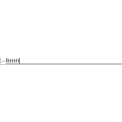 Liner for Agilent (4mm IDx78.5mm Lx6.3mm OD), Splitless, Single Taper w/ Wool, 25/pk, 25/Pk
