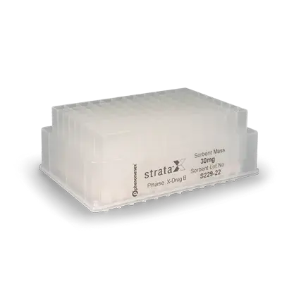 Strata-X-Drug B 33 µm Polymeric Strong Cation, 10 mg / well, 96-Well Plates, 2/Pk