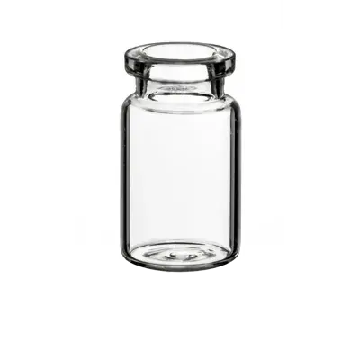 Verex Headspace Vial, 22x38mm, 6mL, Square Rim, Flat Bottom, Clear 33, No Patch, 100/Pk