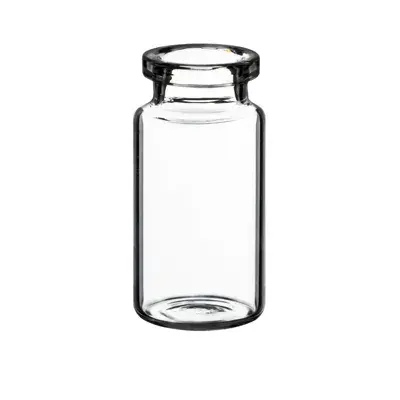 Verex Headspace Vial, 23x46mm, 10mL, Square Rim, Flat Bottom, Clear 33, No Patch, 1000/Pk