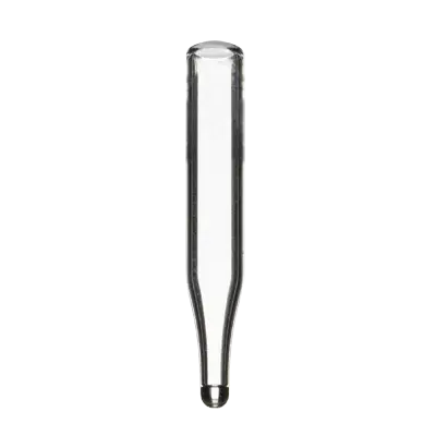 Verex Insert, 5mm Dia., 100µL, Clear 33, Conical Bottom, No Patch, 1000/Pk