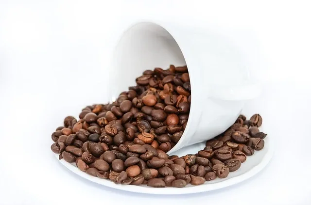 Coffee beans overflow