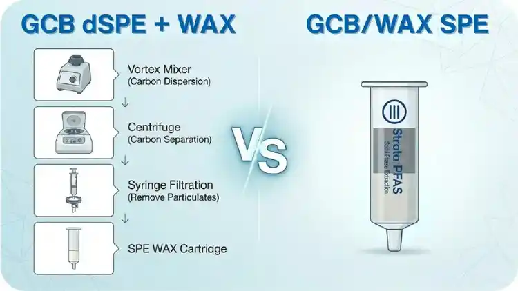 GCB dSEPE + WAX vs. GCB/WAX SPE