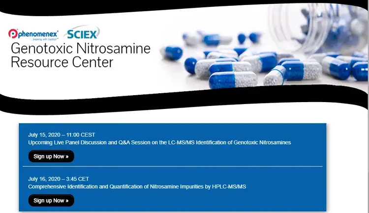 Genotoxic nitrosamine analysis resource center
