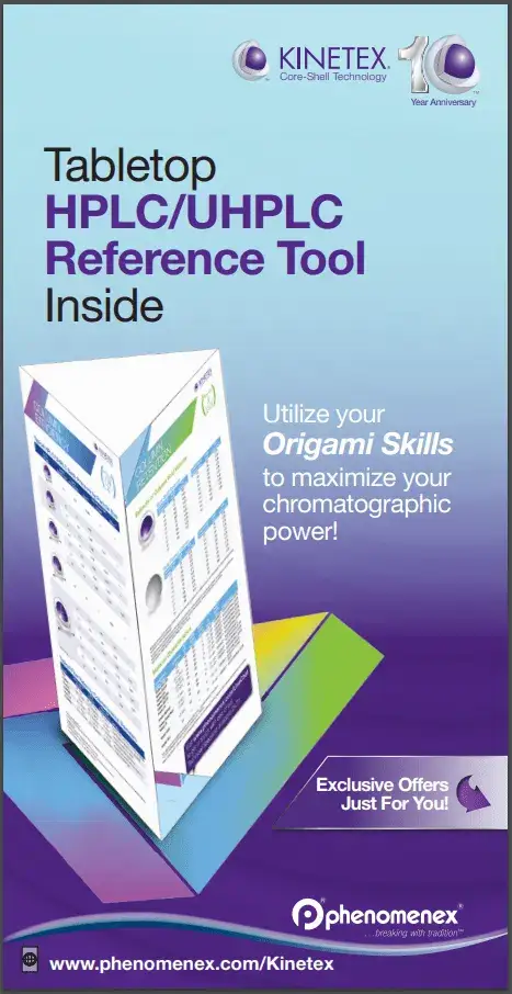 Tabletop HPLC/UHPLC reference tool