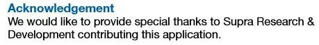 Acknowledgement
