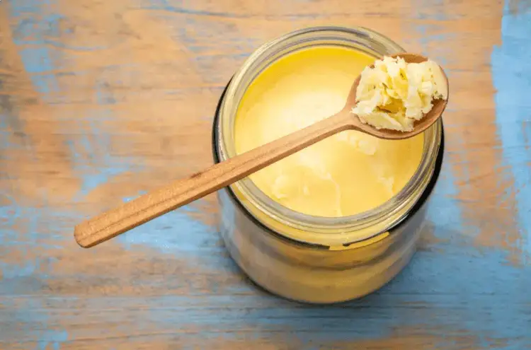Butter in jar