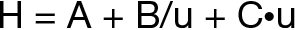van deemter equation